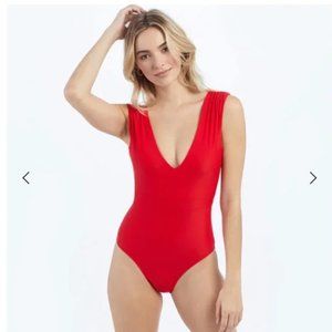 NWT Summersalt One Piece Swimsuit - The Ruched Backflip - Size 6 - Red